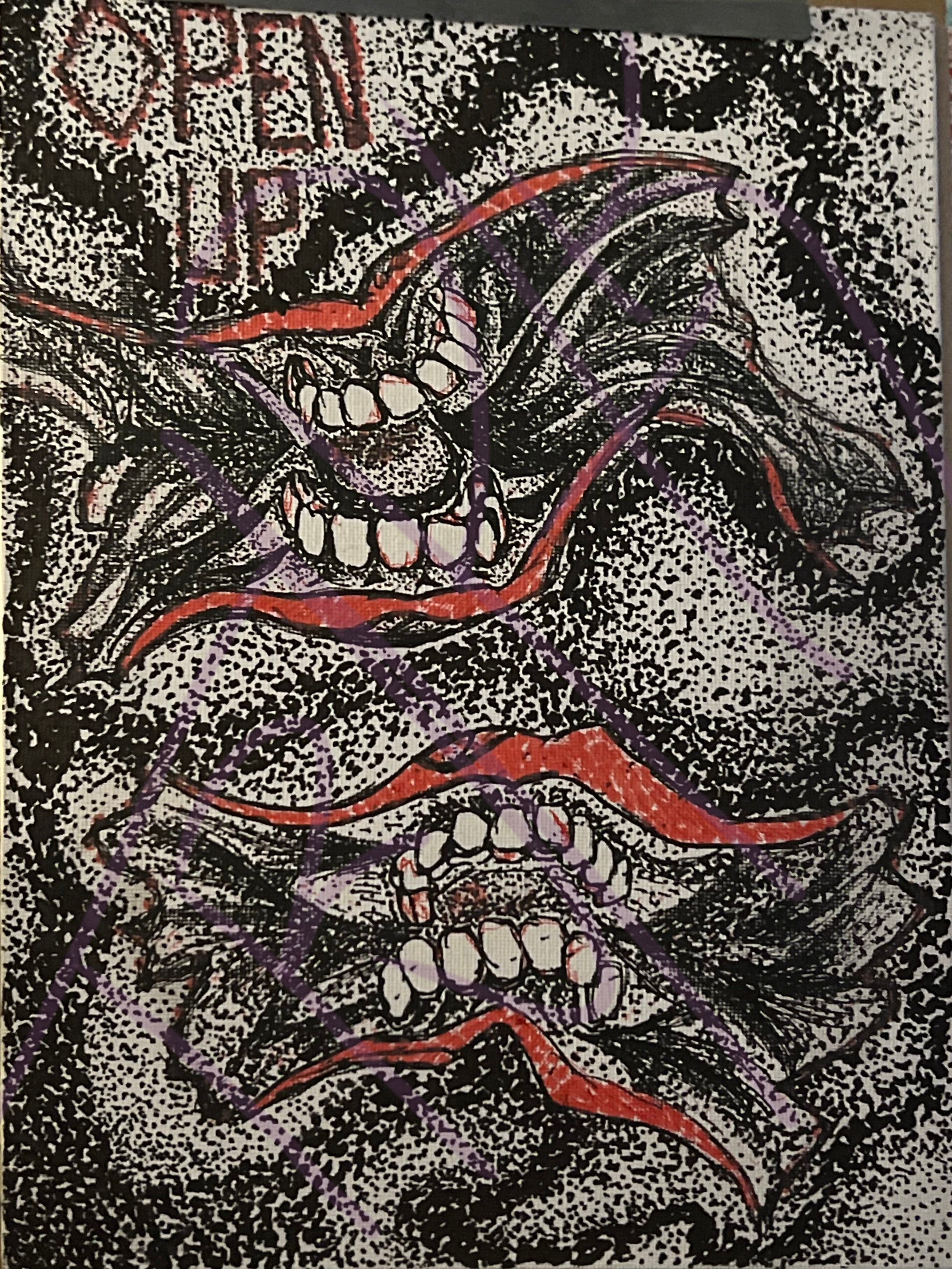 'Open Up' x 5"x7"