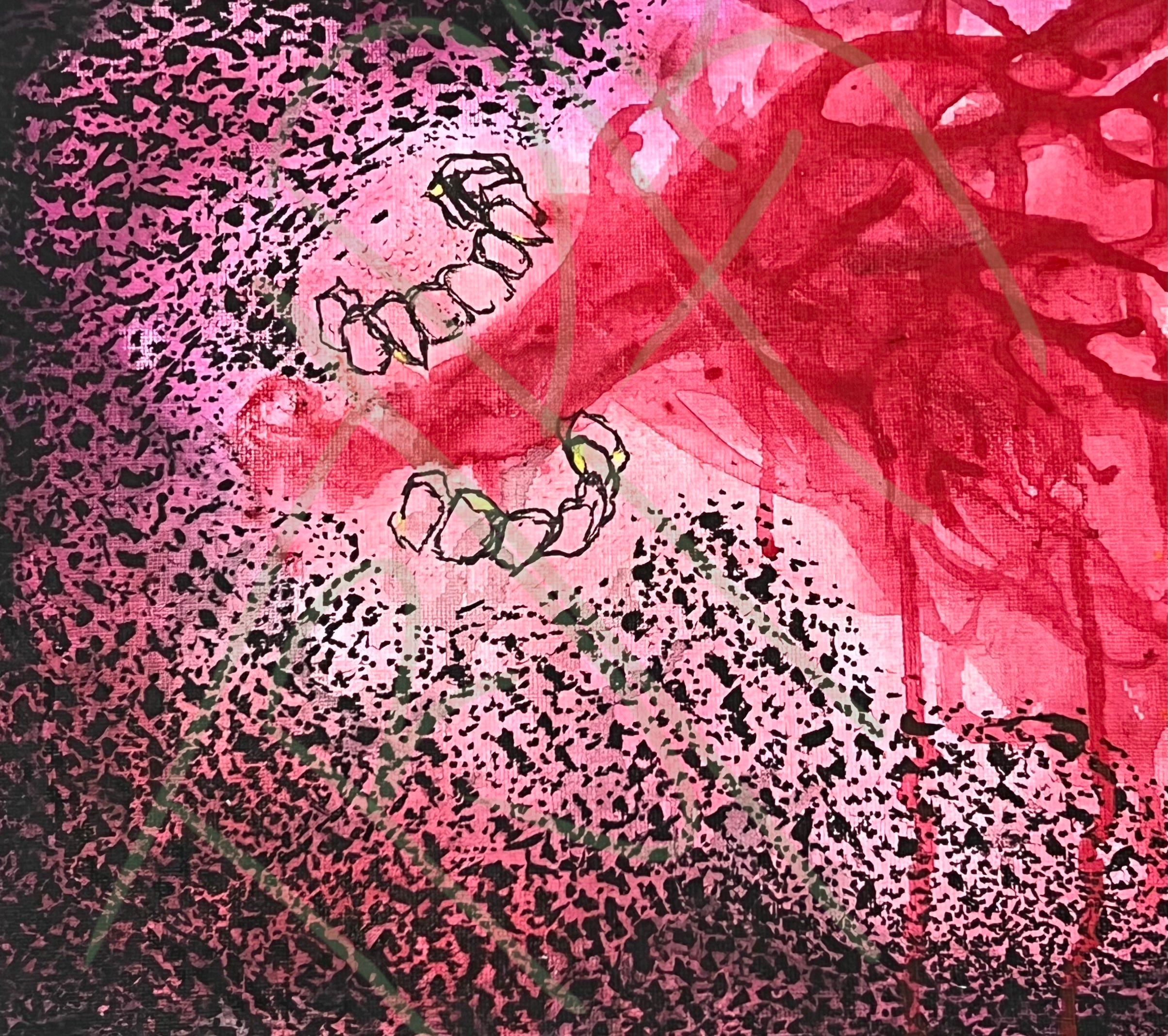 'Gnaw' x 4" x 4"